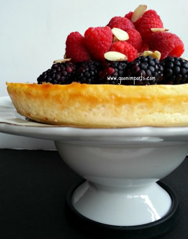 baked-cheesecake-crust-less-low-sugar-fat-easy-recipe